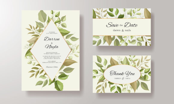 Download Wedding Invitation Card Leaf Design - Leaf design Collection