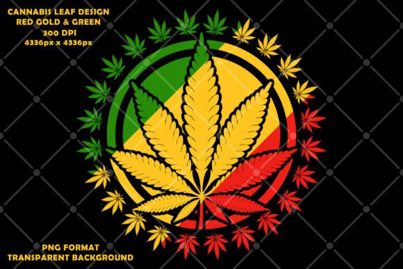 Download Rasta Colors Cannabis Leaf Design - Leaf design Collection