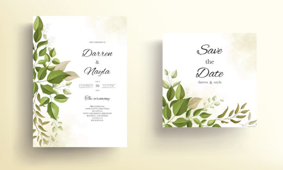 Download Wedding Invitation Card Leaf Design - Leaf design Collection