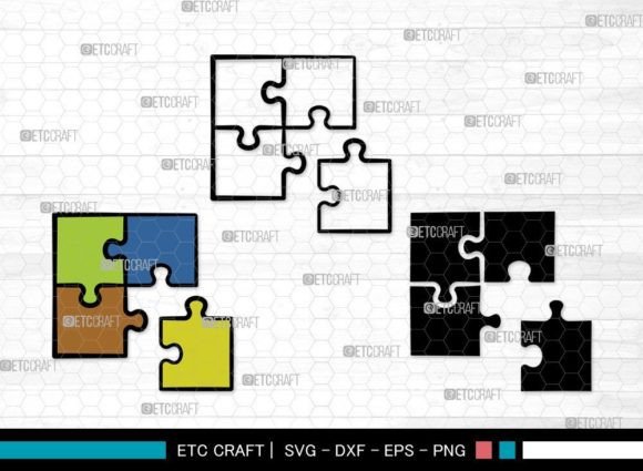 Download Puzzle Clipart SVG, Puzzle Piece - Premium Bundle