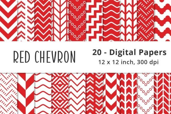 Download Red Chevron Digital Paper Backgrounds - Chevron digital paper Collection